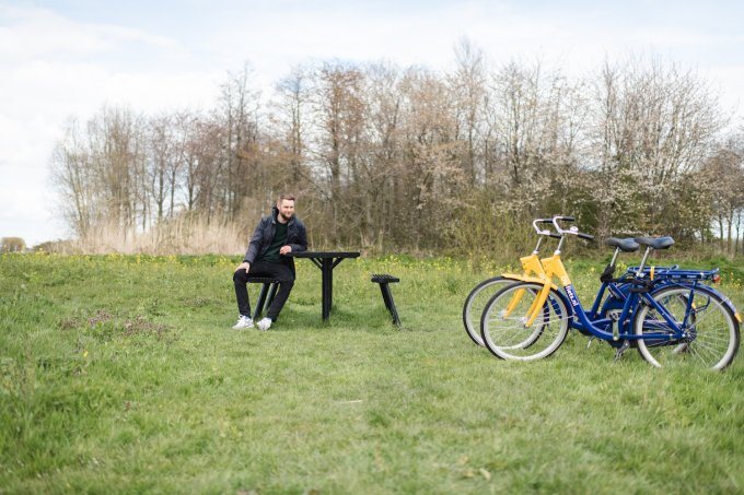 OV fiets in natuurgebied Buytenhout